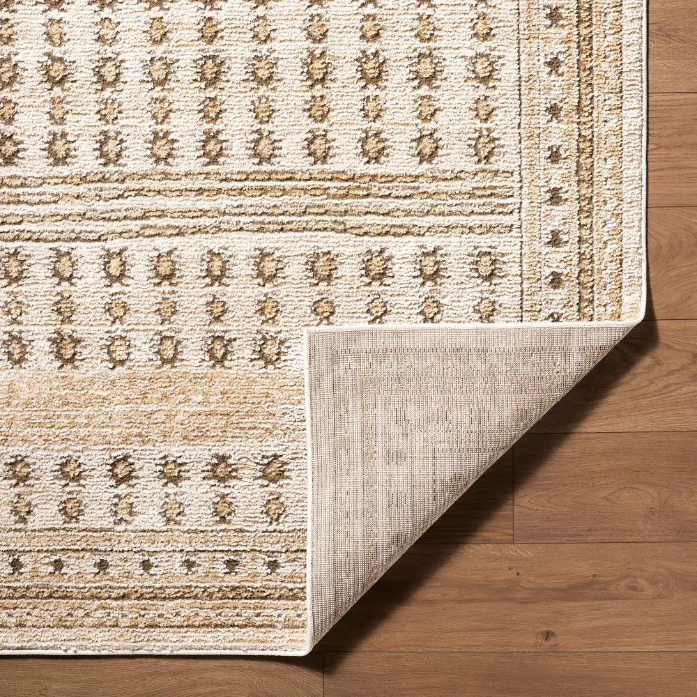 Elle Decor Alma Global Ivory Green Brown Taupe Graphic Living Dining Bedroom Rug EDAL2305 - Image 3