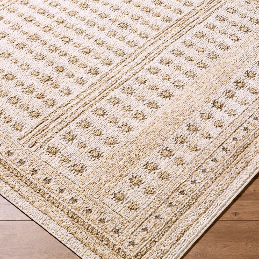 Elle Decor Alma Global Ivory Green Brown Taupe Graphic Living Dining Bedroom Rug EDAL2305 - Image 9
