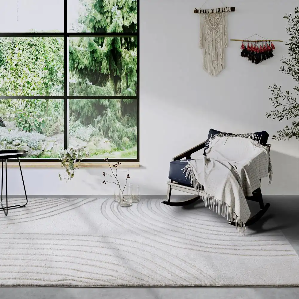 Elle Gallery 106086 Cream White Rug