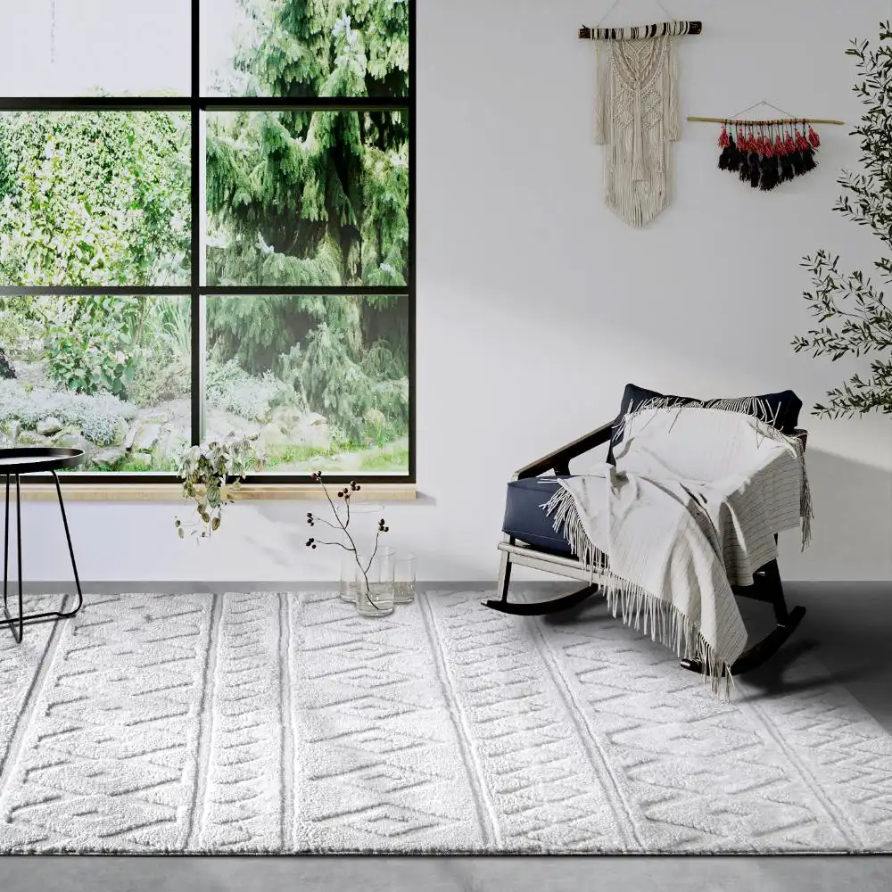 Elle Gallery 106095 Cream White Rug