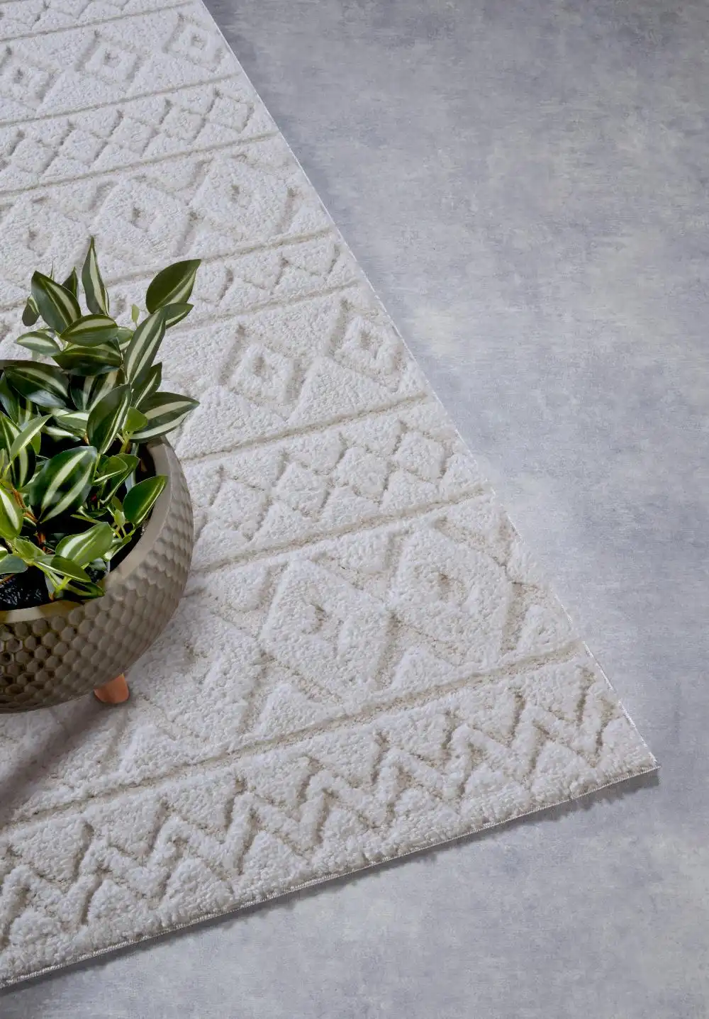 Elle Gallery 106095 Cream White Rug - Image 7