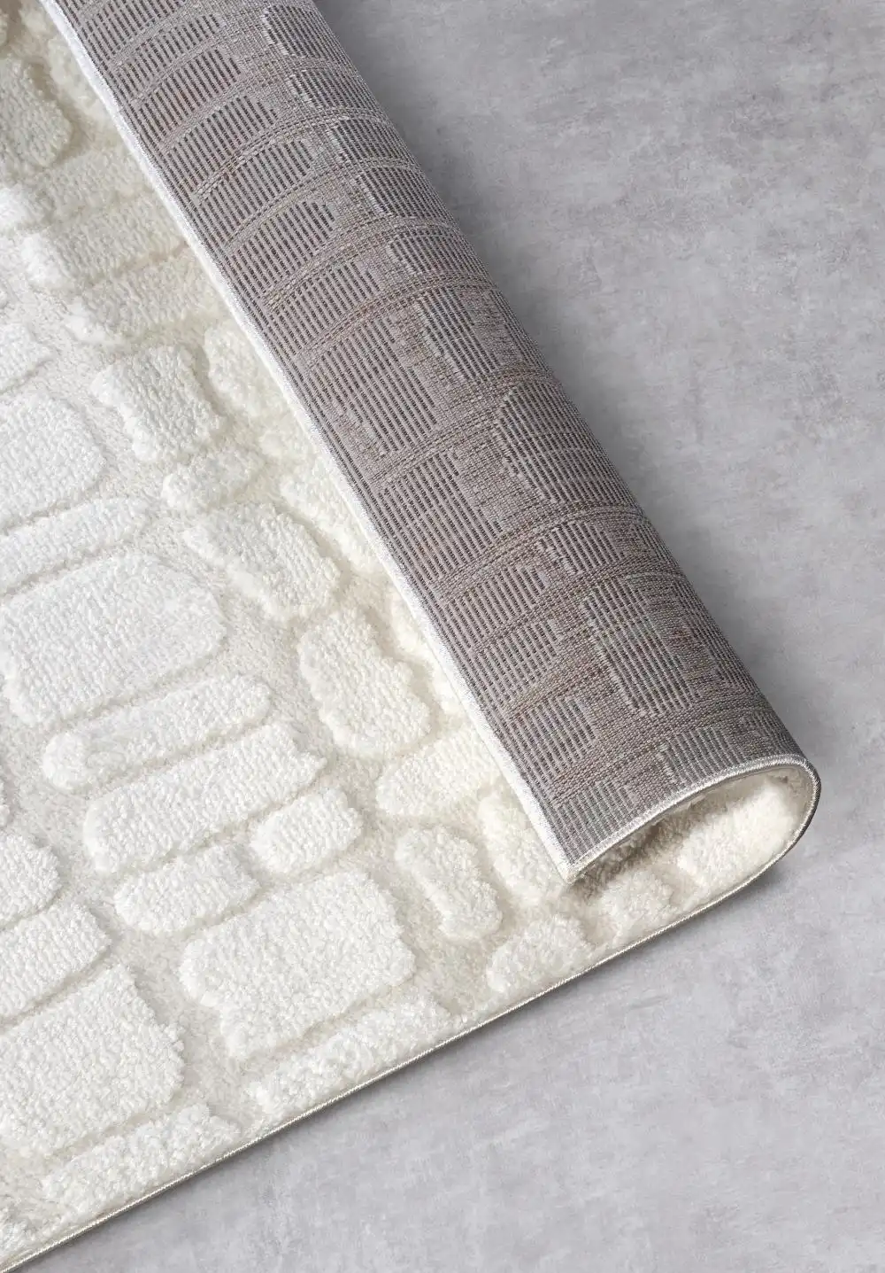 Elle Gallery 106098 Cream White Rug - Image 4