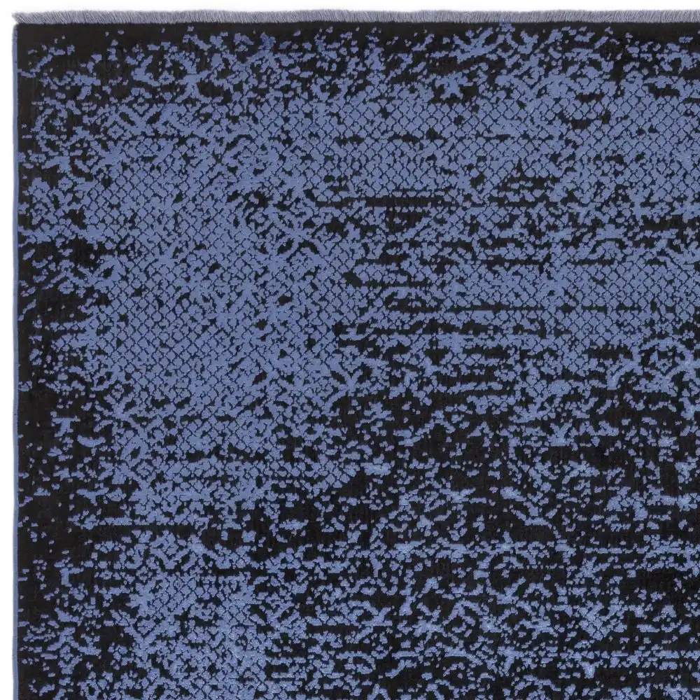 Elodie Indigo Black Rug - Image 4