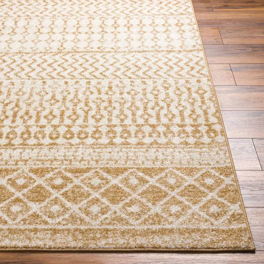 Mila Scandi Geometric Caramel Rug - Image 2