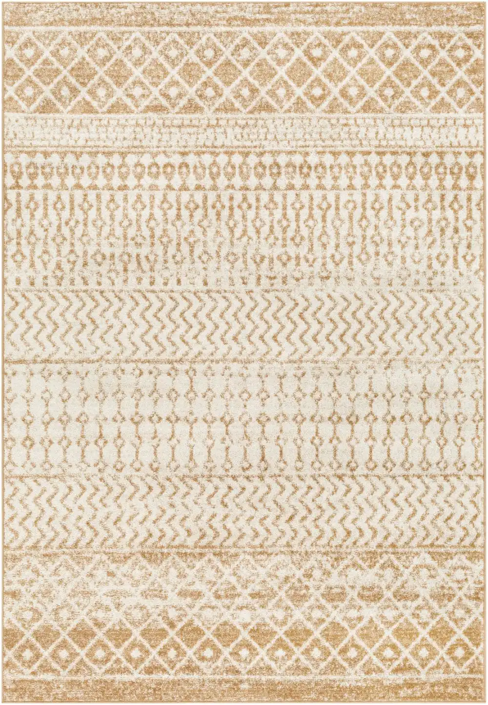 Mila Scandi Geometric Caramel Rug - Image 5