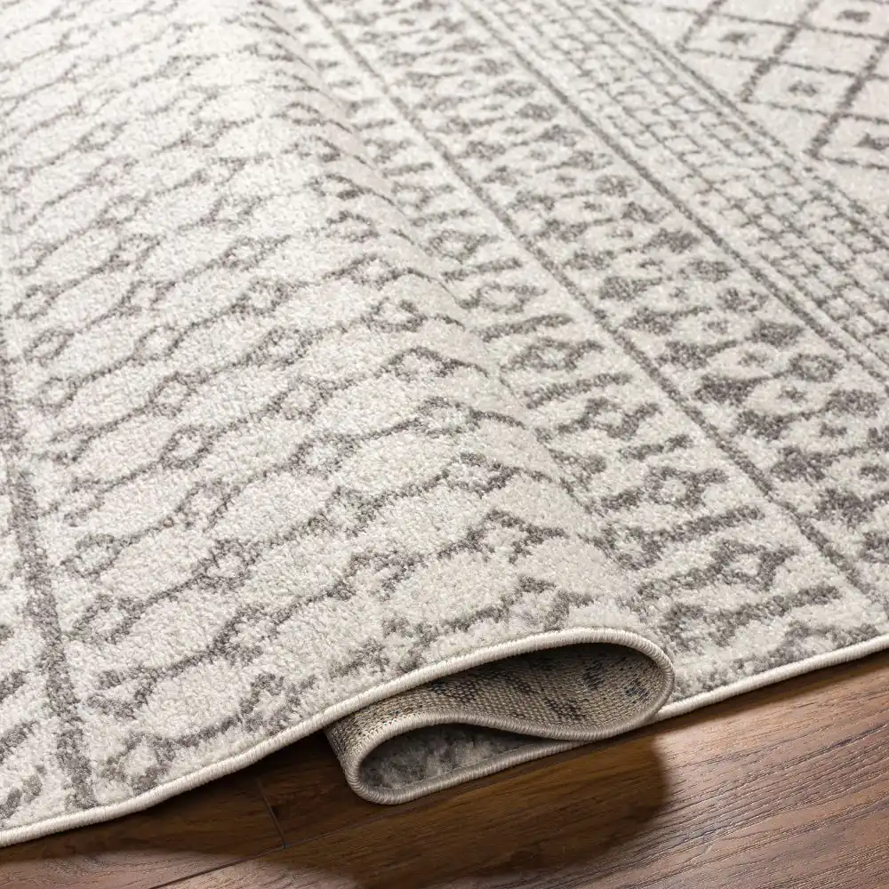 Mila Scandi Geometric Grey Rug - Image 5