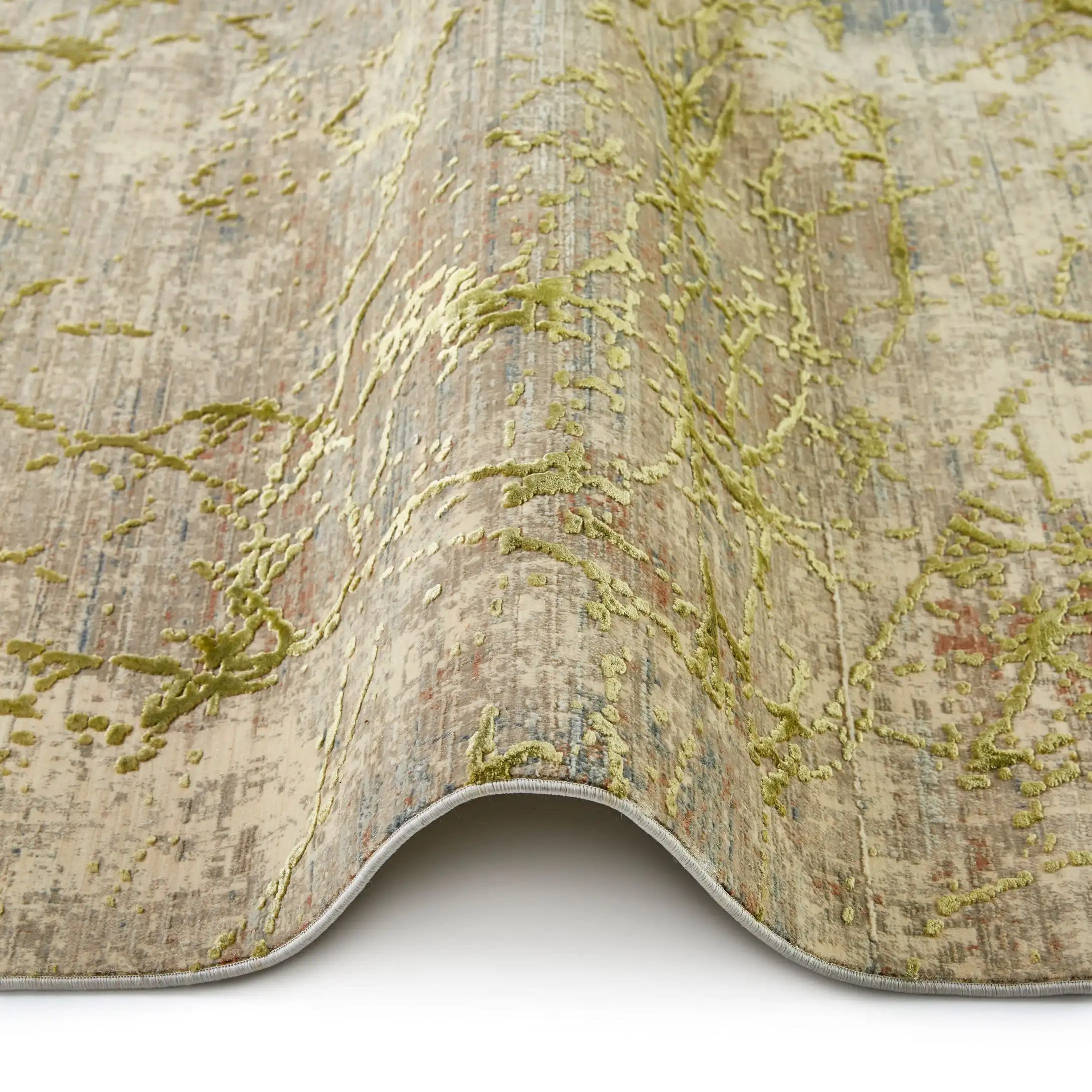Emerald EMR101 Mustard Rug - Image 4