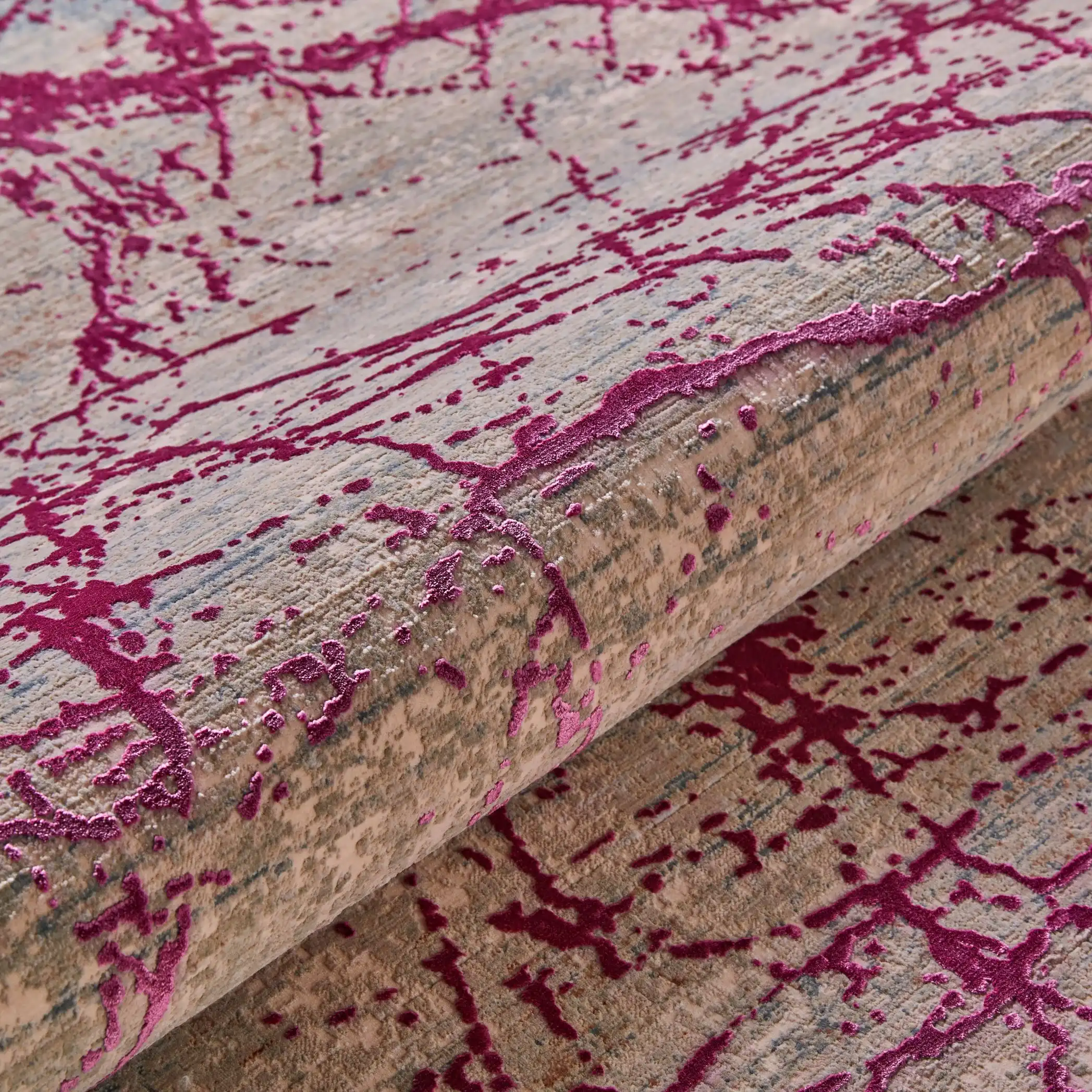 Emerald EMR101 Pink Rug - Image 3