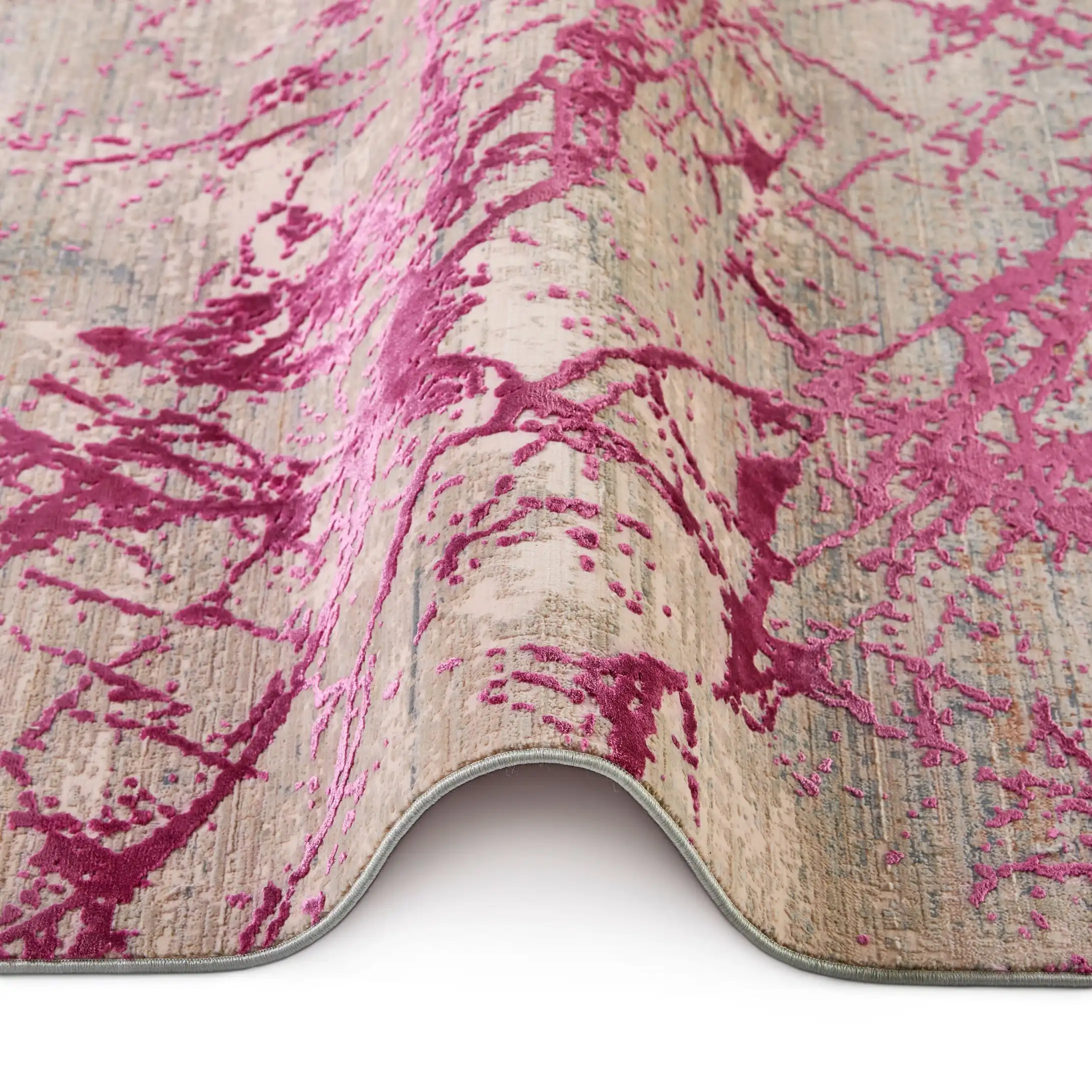 Emerald EMR101 Pink Rug - Image 4