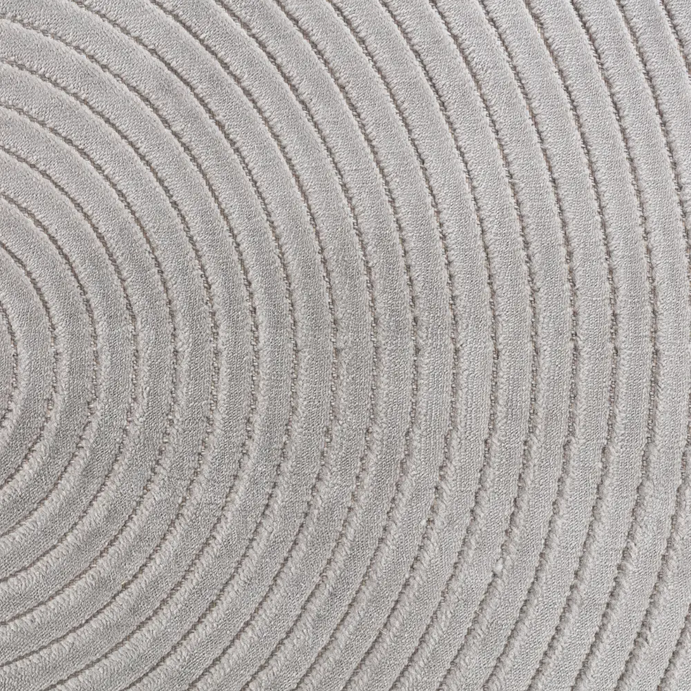 Emiko In- & Outdoor 3D High & Low Pile Textured Grey Rug - Image 5