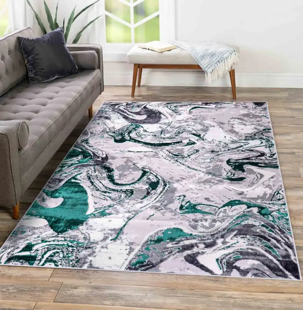 Emperor 315 Solarius Aqua Rug - Image 2