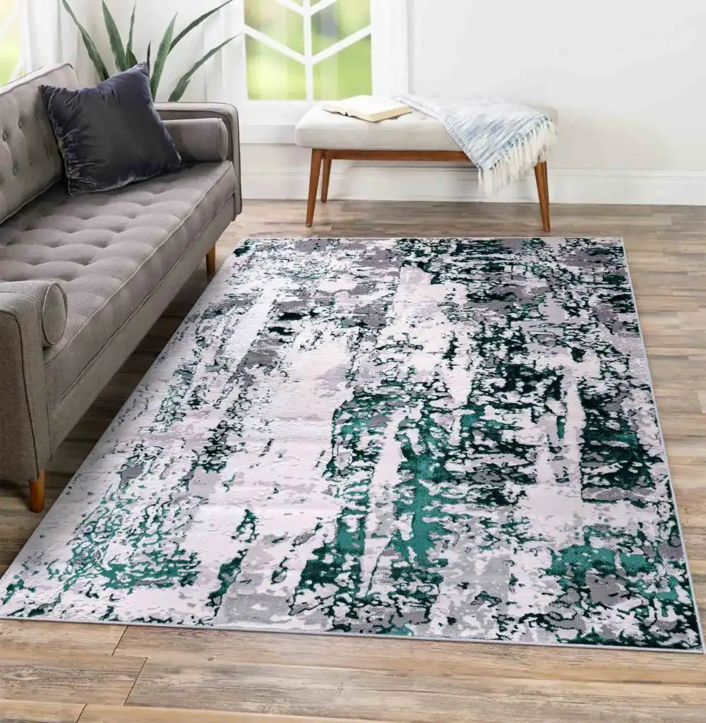 Emperor 320 Styra Aqua Rug - Image 2