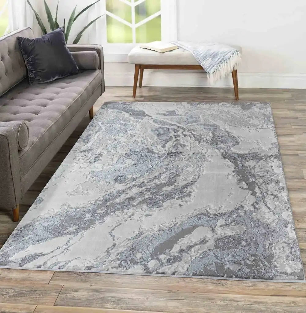 Emperor 325 Picasso Silver Rug - Image 2
