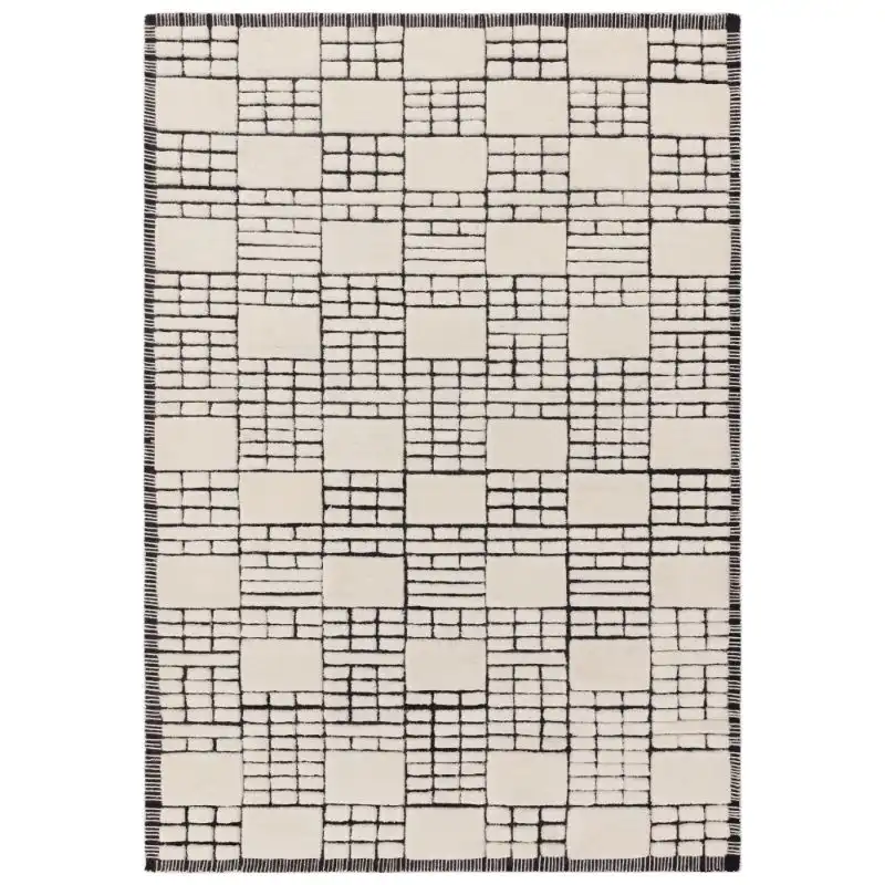 Empire Cream Black Rug - Image 2