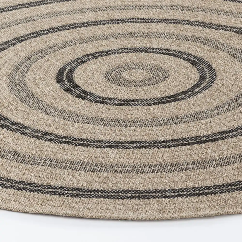 Rhonda In- & Outdoor Cottage Jute-Look Beige/Black Rug - Image 4
