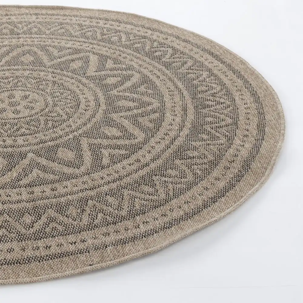 Nova In- & Outdoor Cottage Jute-Look Beige/Light Grey Rug - Image 3