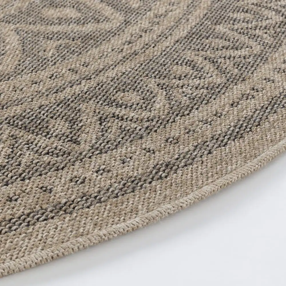 Nova In- & Outdoor Cottage Jute-Look Beige/Light Grey Rug - Image 8