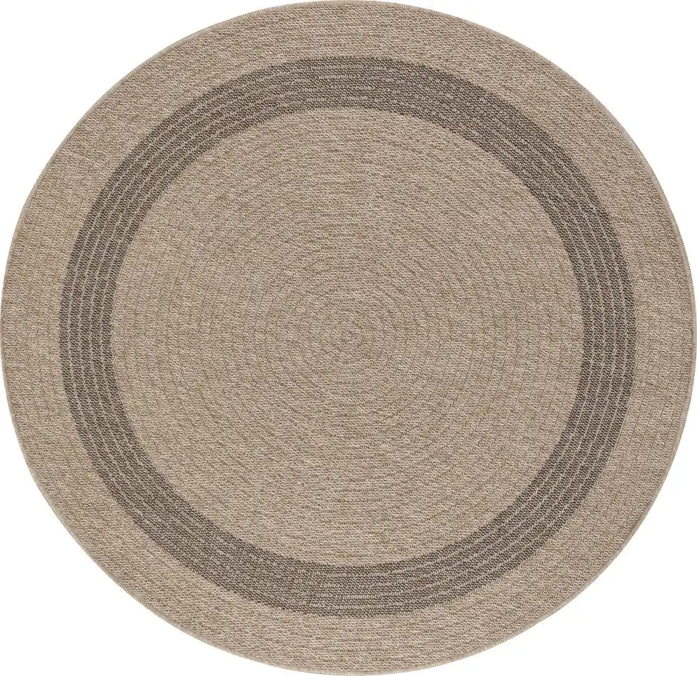 Rhonda In- & Outdoor Cottage Jute-Look Beige/Brown Rug - Image 3