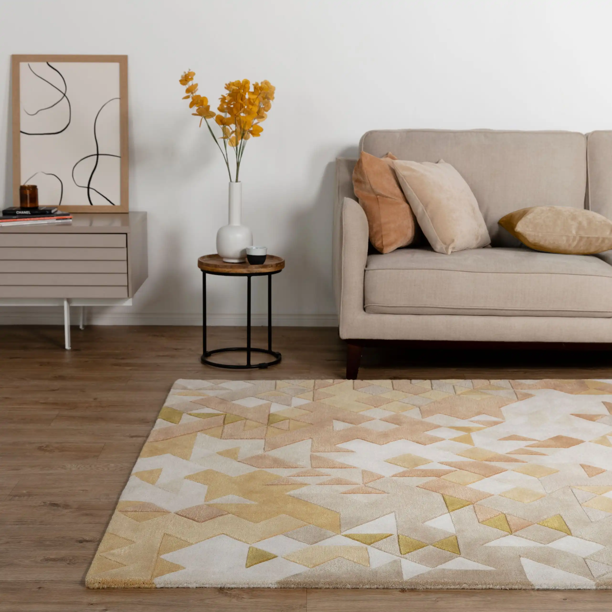Enigma Gold Multi Rug