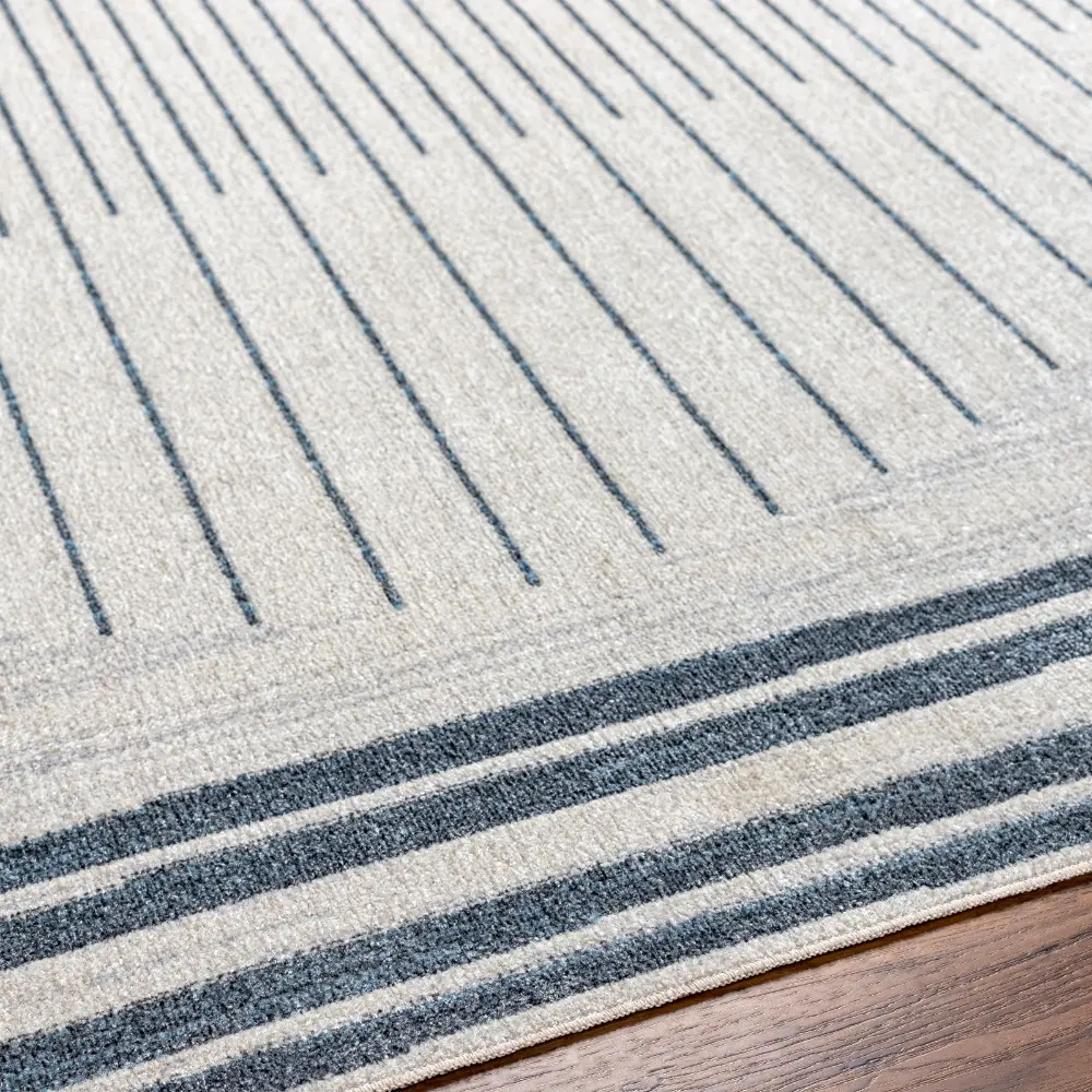 Enso Machine Washable Geometric Beige Rug - Image 2