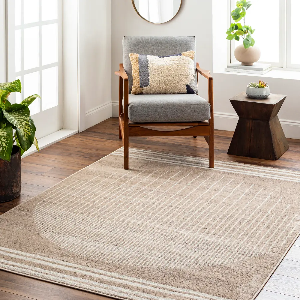 Enso Scandi Geometric Brown Rug - Image 8