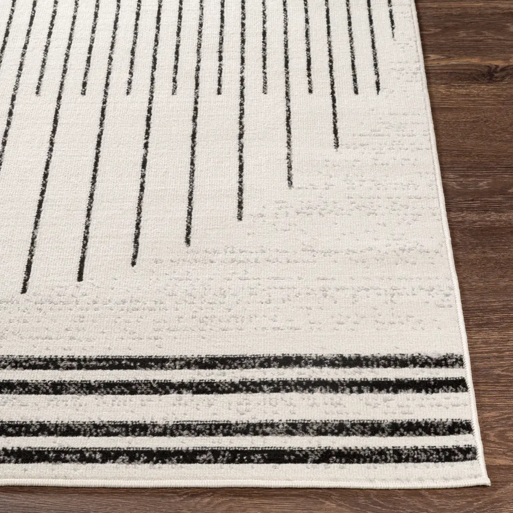 Enso Scandi Geometric White/Black Rug - Image 13