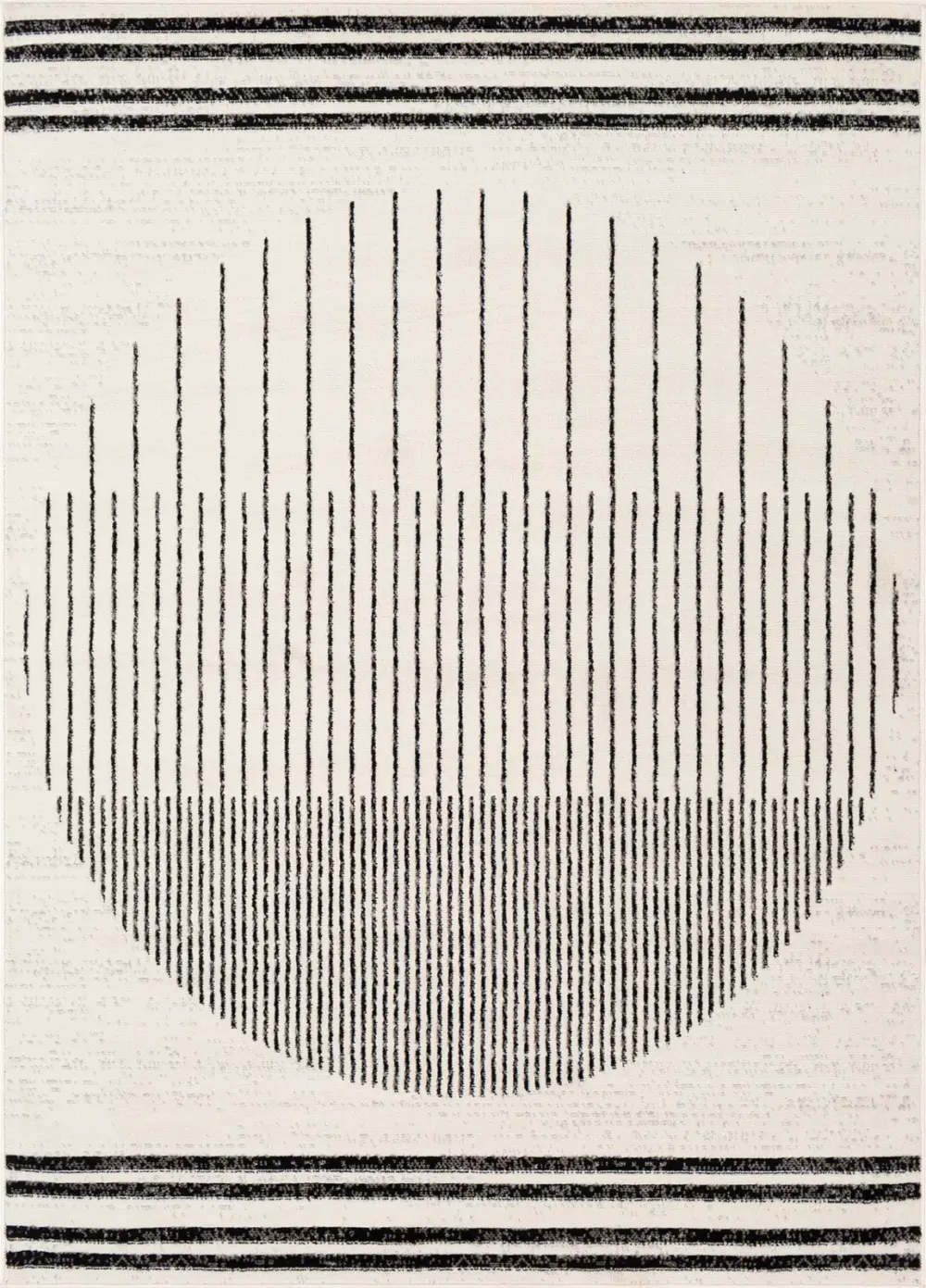 Enso Scandi Geometric White/Black Rug - Image 3