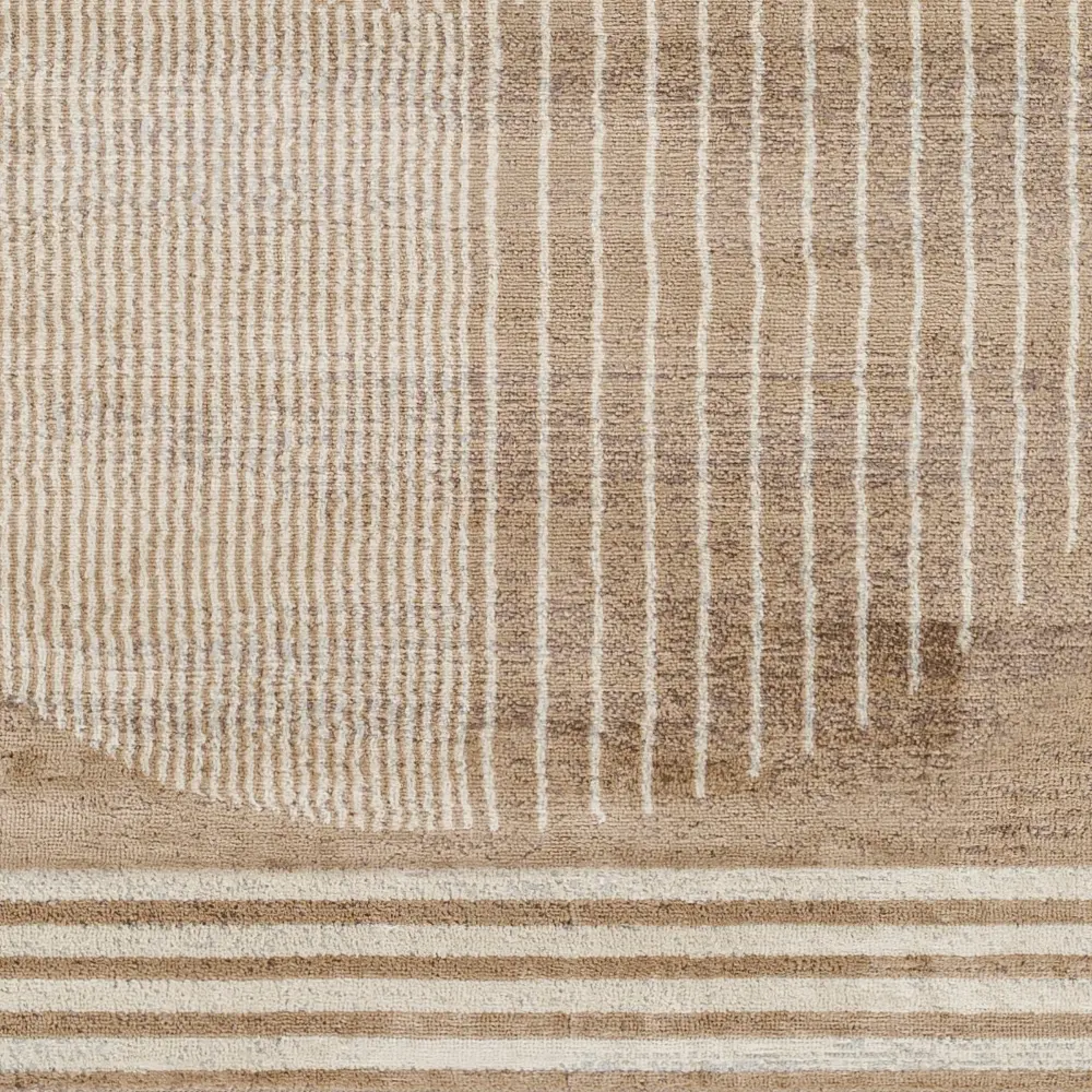 Enso2 Scandi Geometric Brown Rug - Image 3
