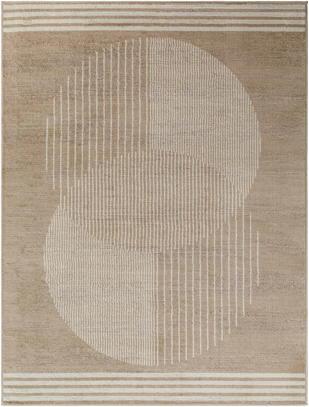 Enso2 Scandi Geometric Brown Rug - Image 7