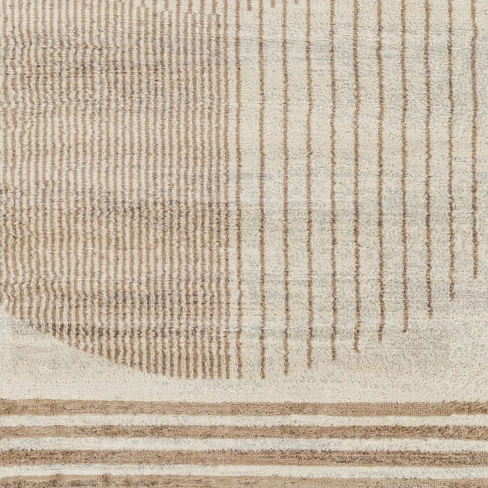Enso2 Scandi Geometric Light Brown Rug - Image 5