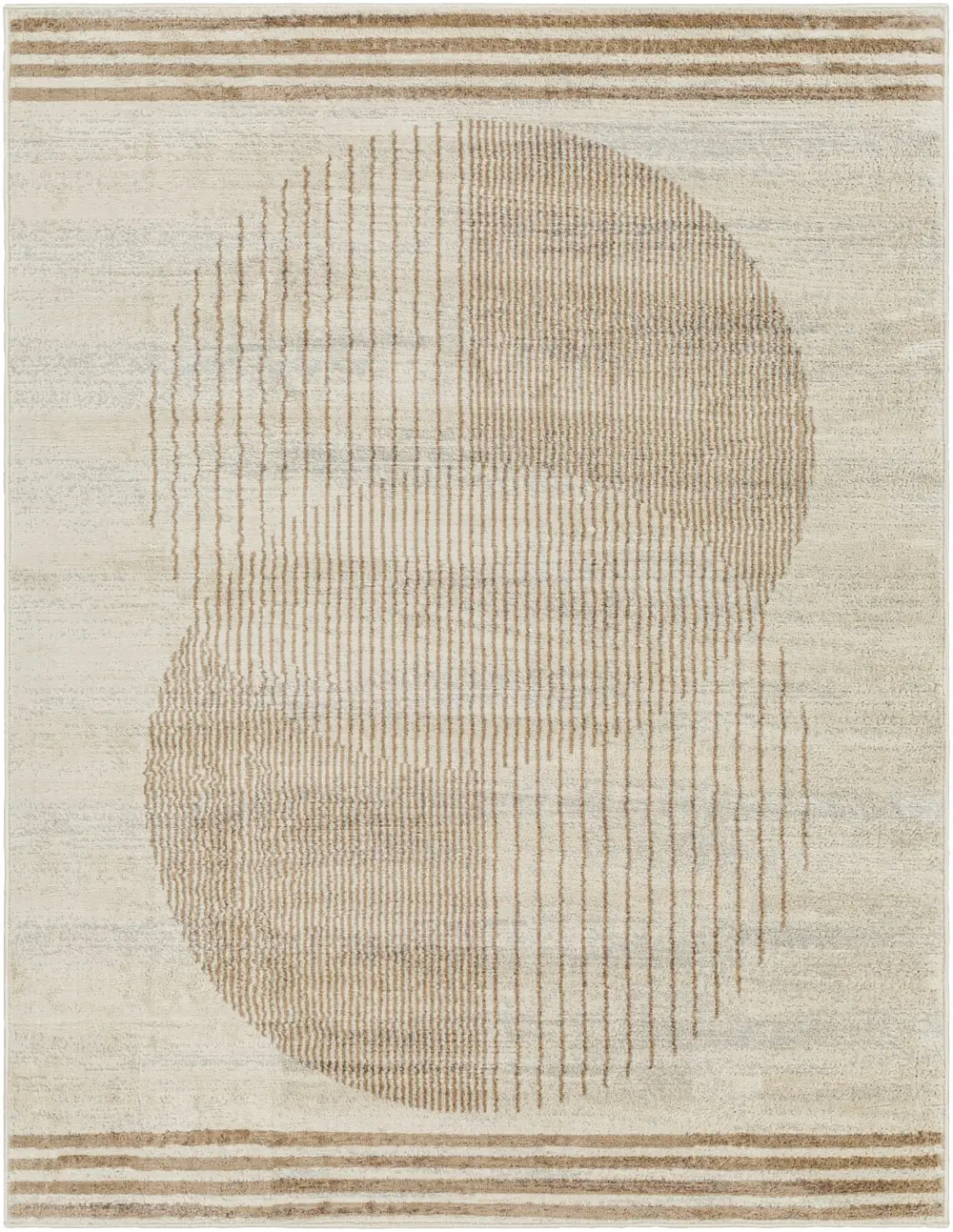 Enso2 Scandi Geometric Light Brown Rug - Image 7