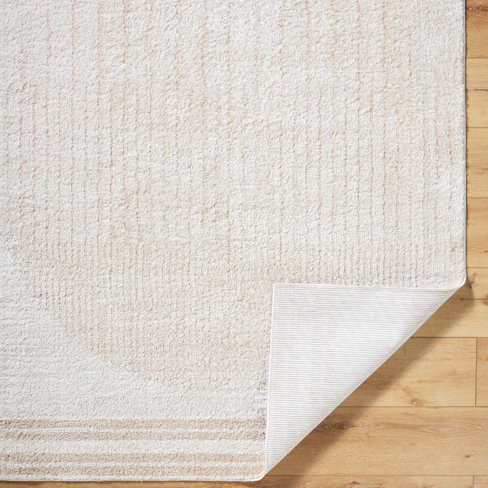 Enso3 Machine Washable Global Shaggy Beige Rug - Image 5