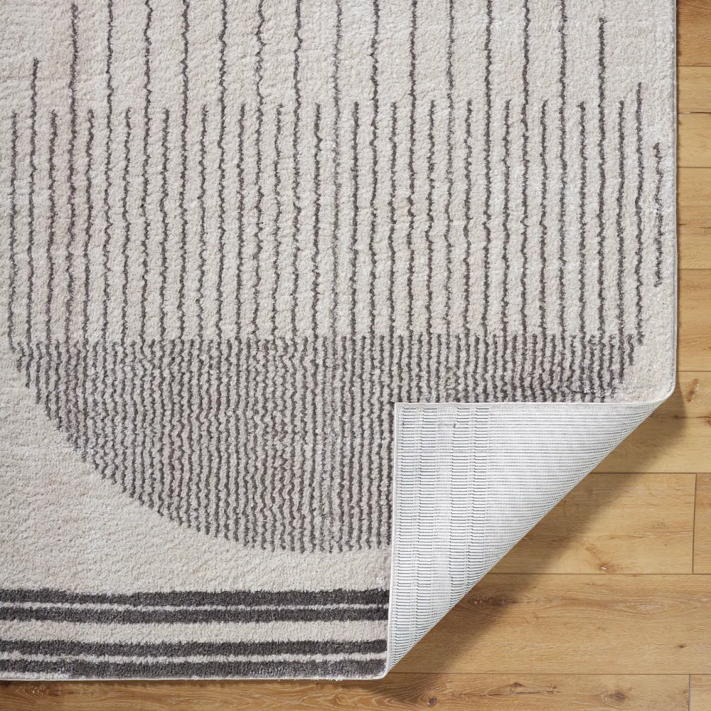 Enso3 Machine Washable Global Shaggy Charcoal Rug - Image 5