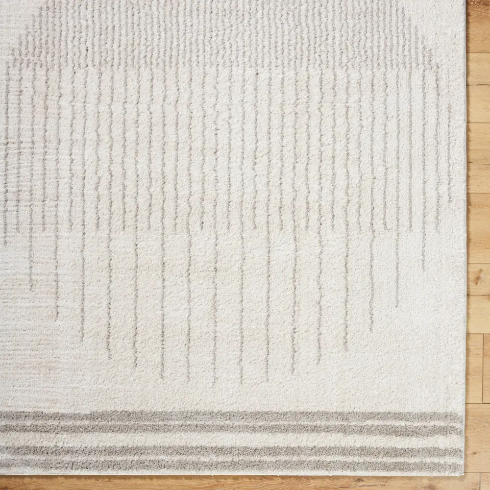 Enso3 Machine Washable Global Shaggy Medium Grey Rug - Image 2