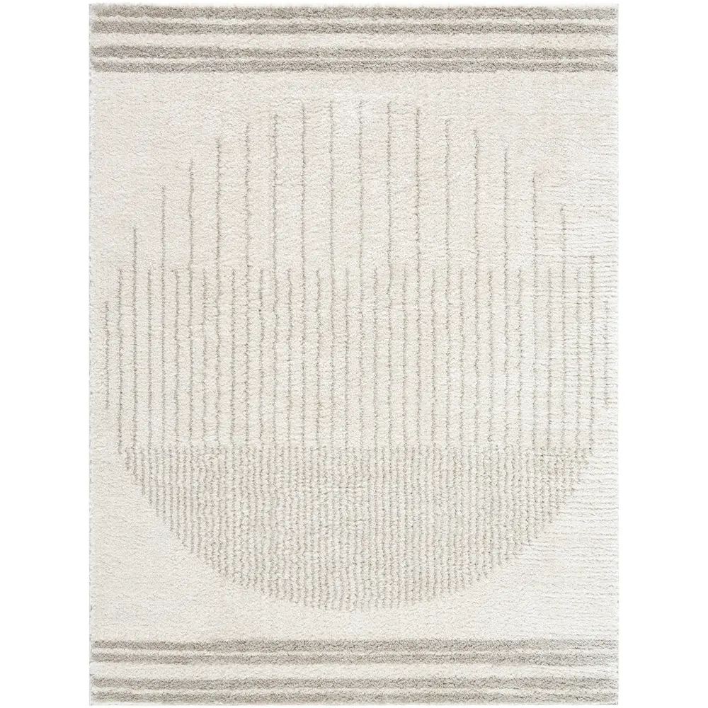 Enso3 Machine Washable Global Shaggy Medium Grey Rug - Image 4