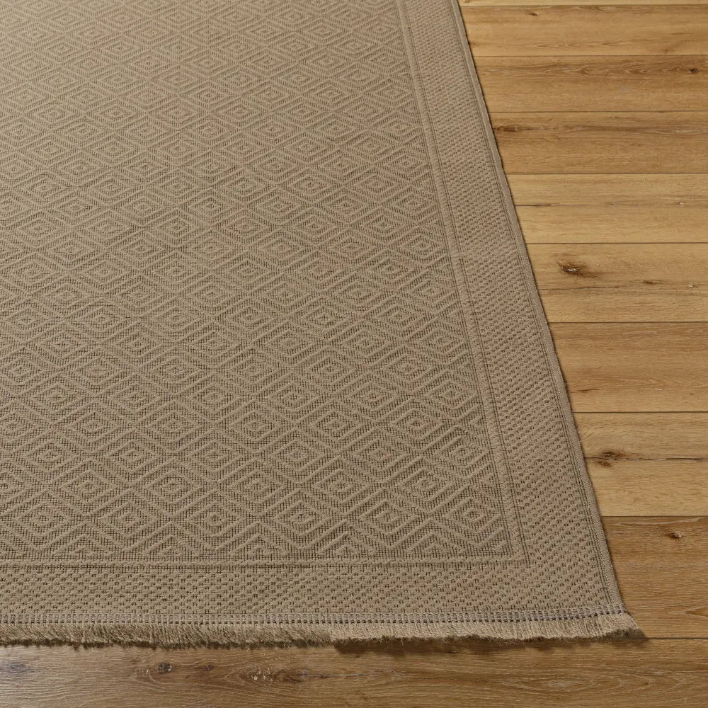 Esha Cottage Tan/Beige Machine Washable Jute Rug - Image 10
