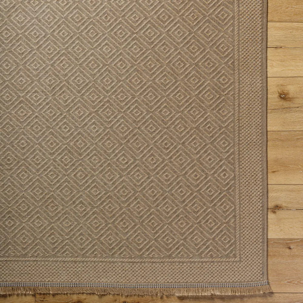 Esha Cottage Tan/Beige Machine Washable Jute Rug - Image 11
