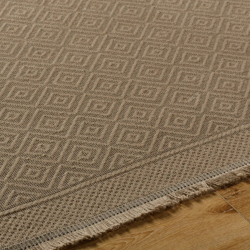 Esha Cottage Tan/Beige Machine Washable Jute Rug - Image 12