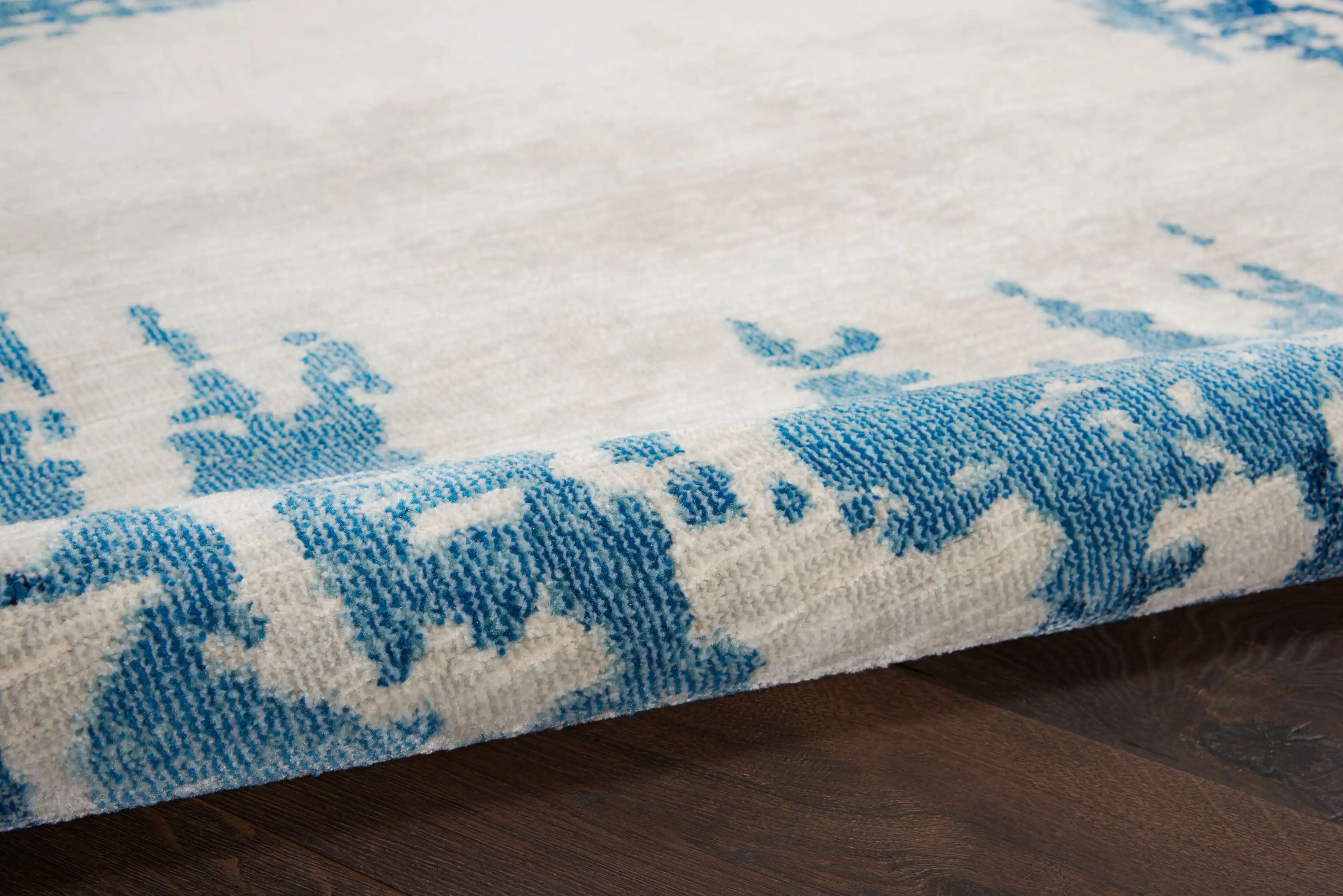 Etchings ETC04 Ivory Blue Rug - Image 3