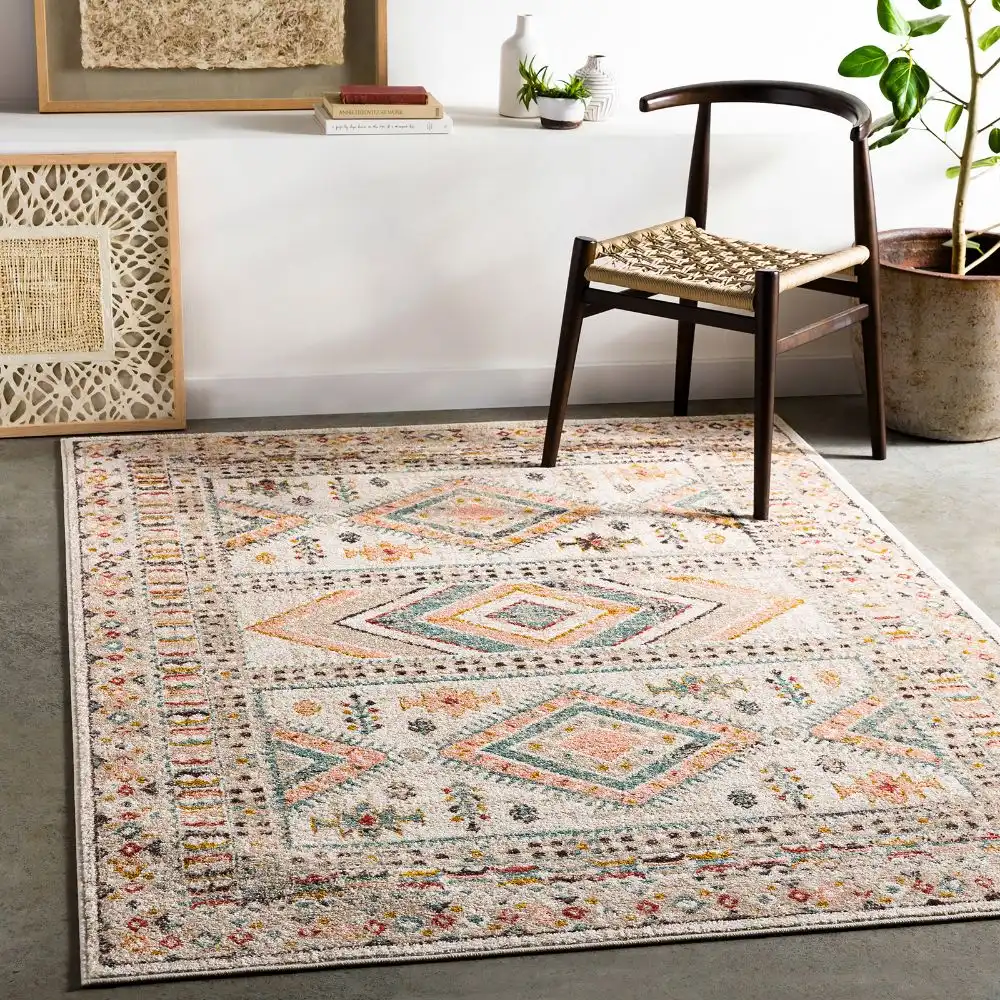 Evelyn Vintage Oriental Boho Brick Rug - Image 5