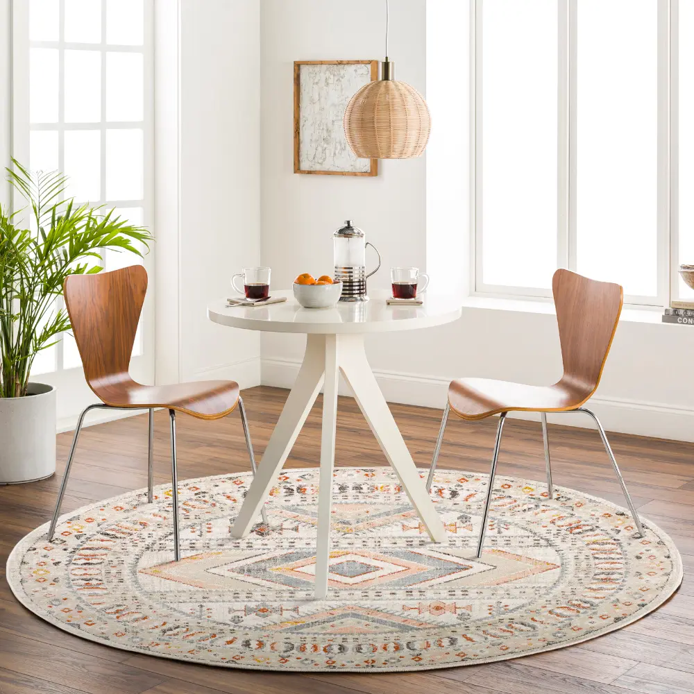 Evelyn Vintage Oriental Boho Brick Rug - Image 3