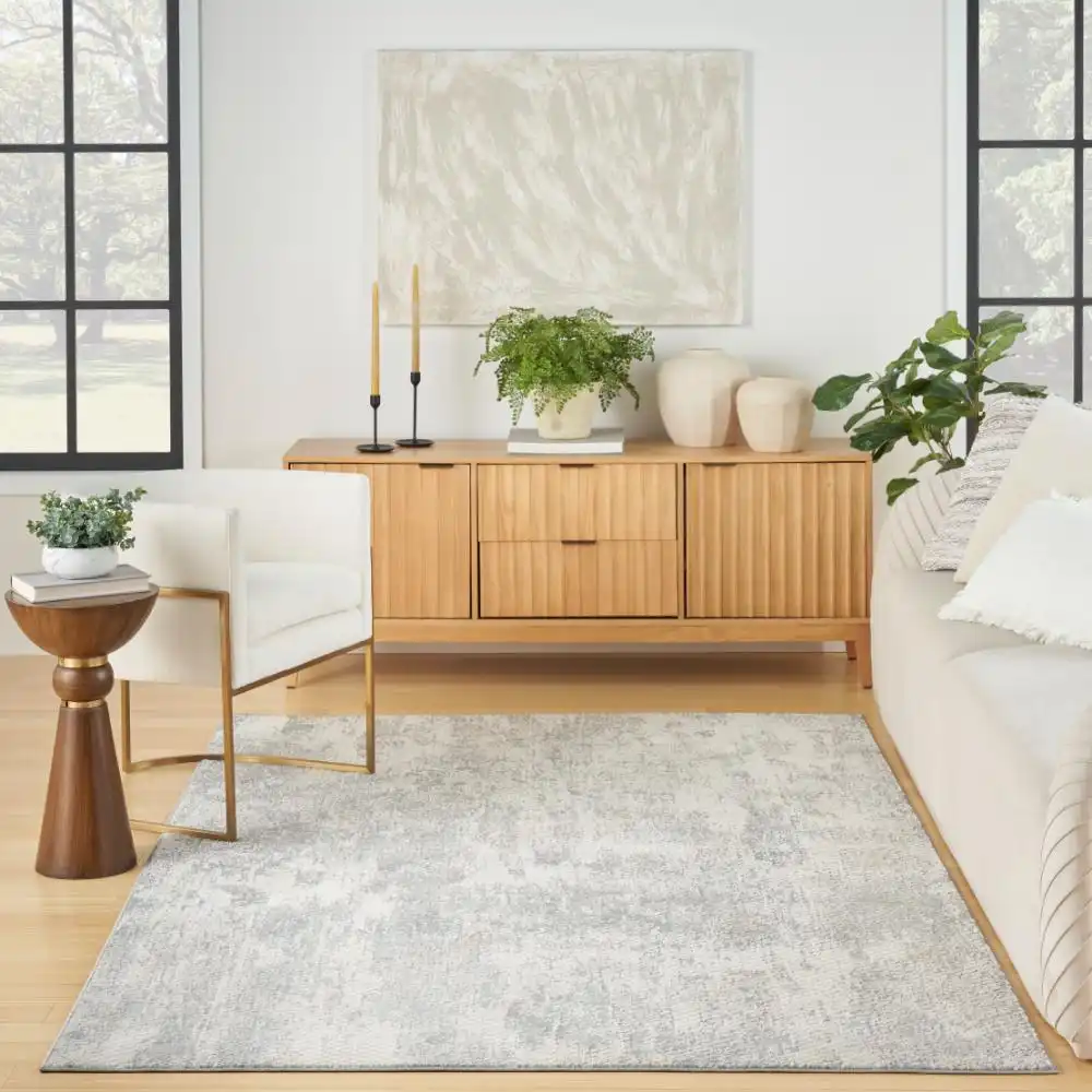 Exhale EXL01 Light Grey Rug - Image 2