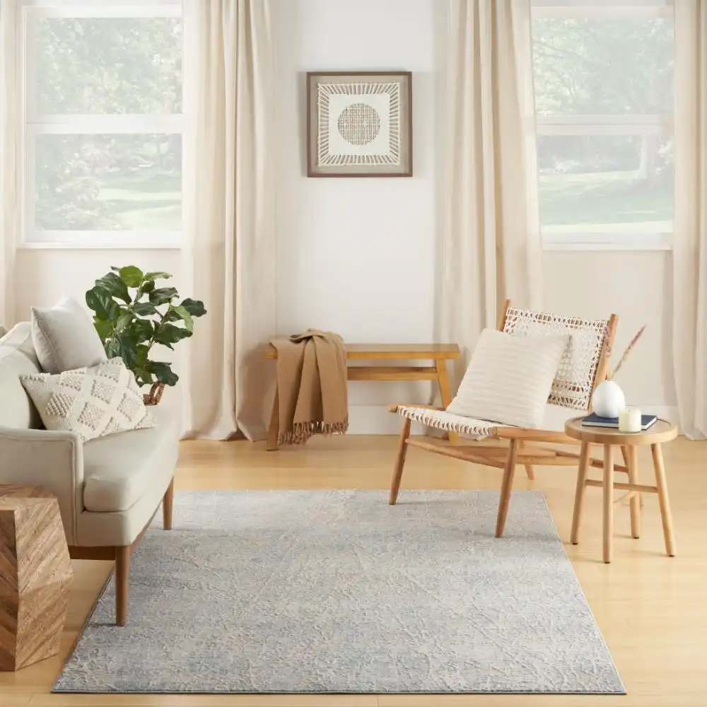 Exhale EXL02 Beige Blue Rug - Image 4