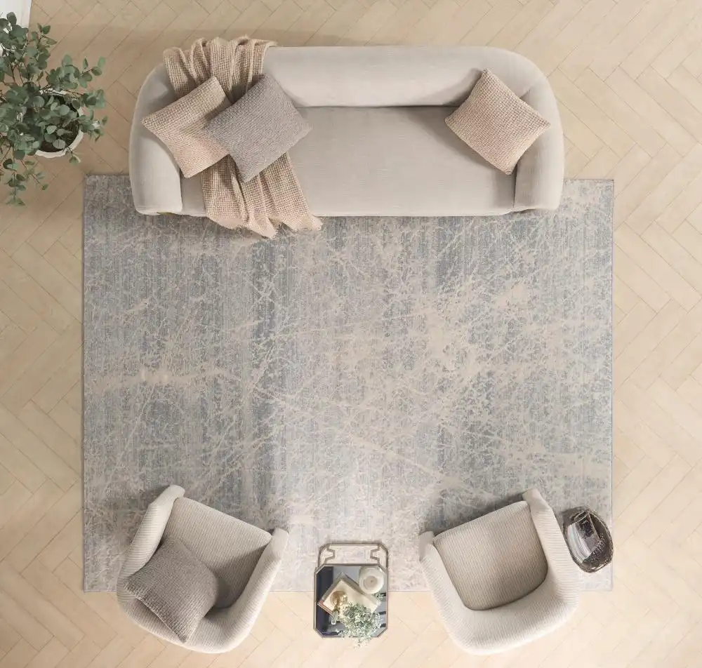 Exhale EXL02 Ivory Grey Rug - Image 3