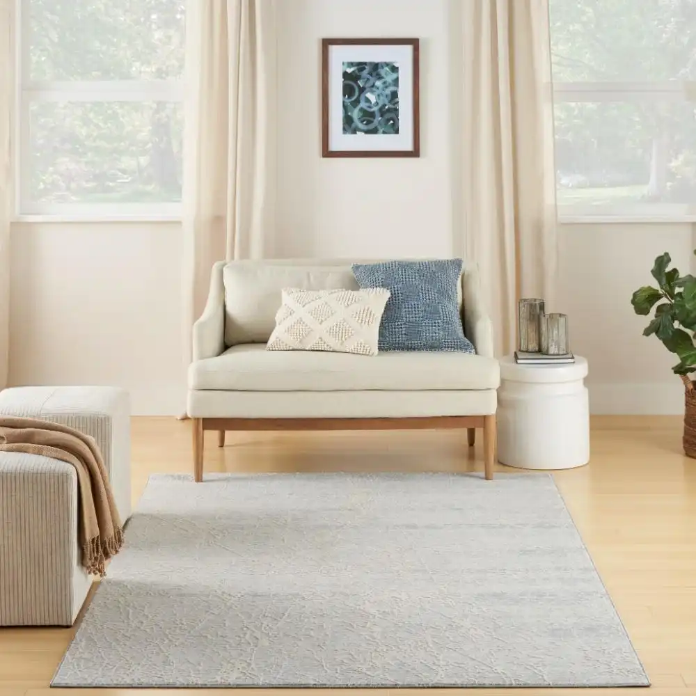Exhale EXL02 Ivory Grey Rug - Image 4
