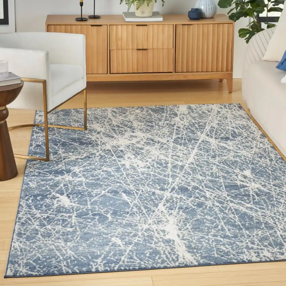 Exhale EXL02 Navy Ivory Rug - Image 3