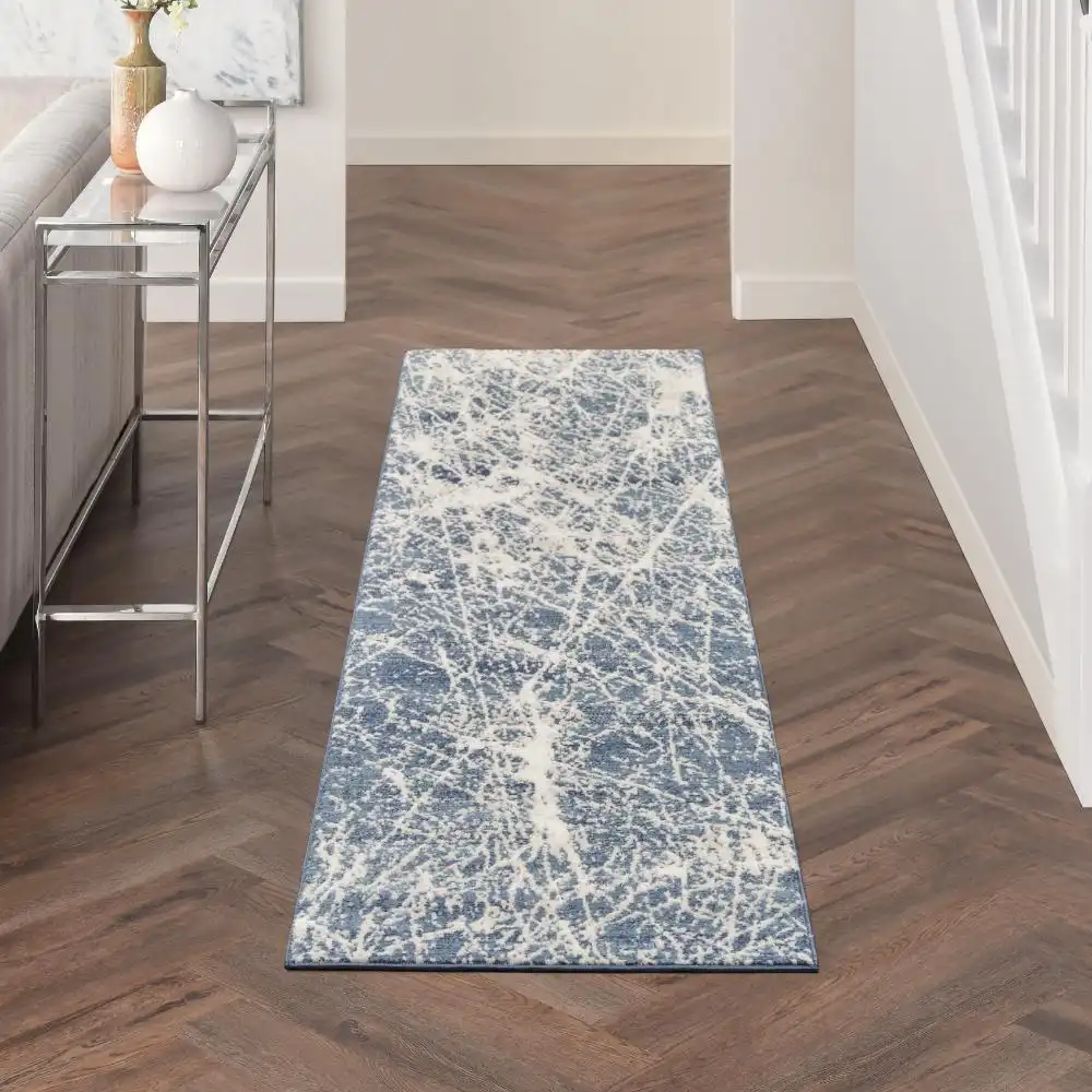 Exhale EXL02 Navy Ivory Rug - Image 4