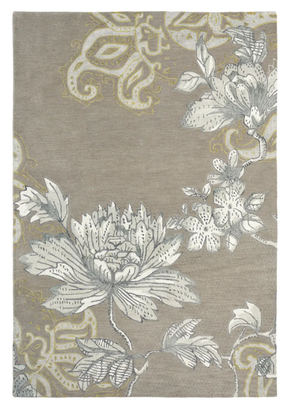 Fabled Floral Wedgwood Fable-Flower-Grey 037504 Rug