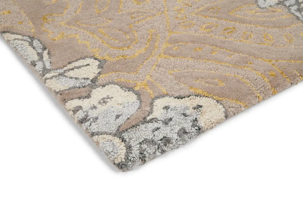 Fabled Floral Wedgwood Fable-Flower-Grey 037504 Rug - Image 3