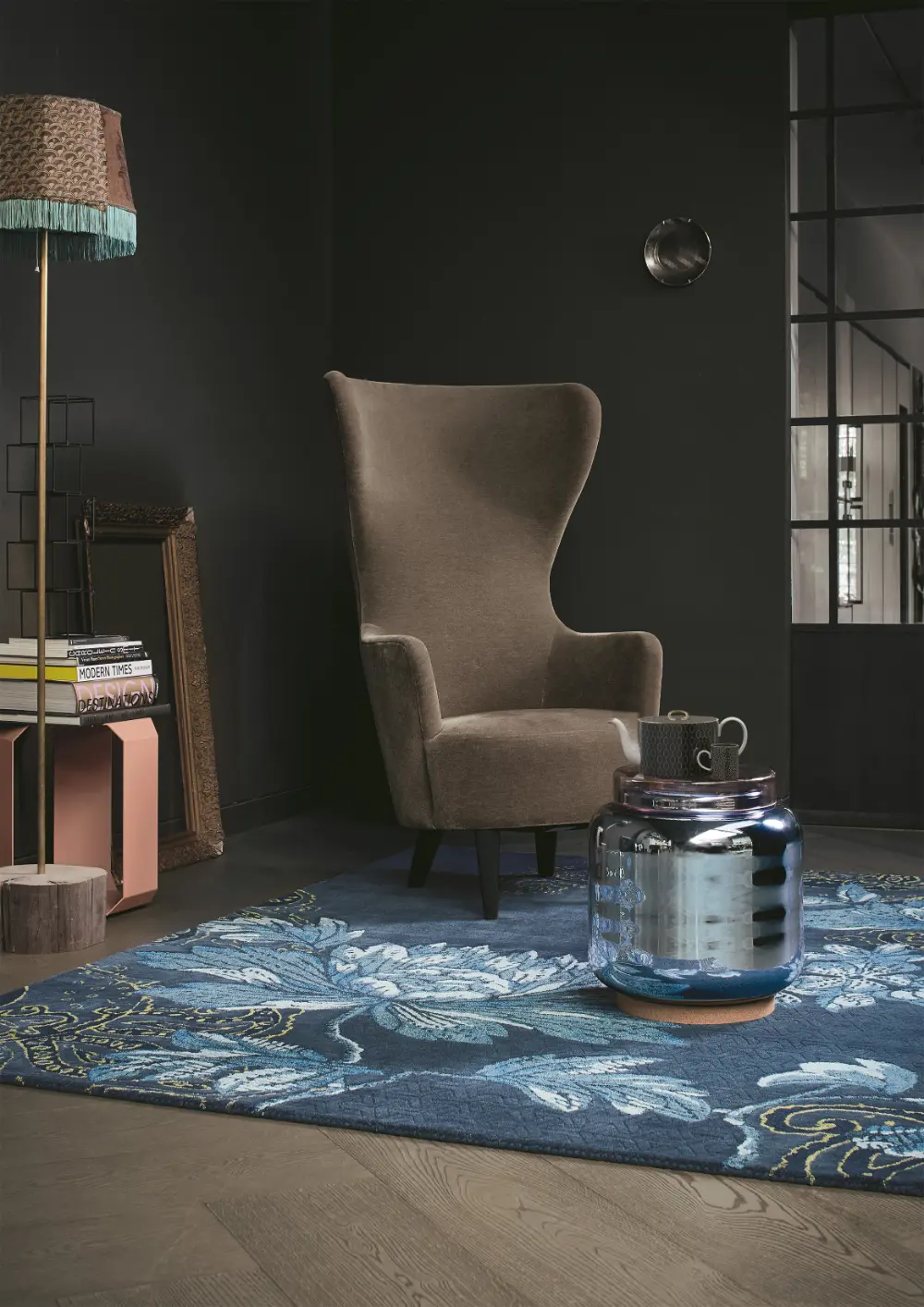 Fabled Floral Wedgwood Fable-Flower-Navy 037508 Rug - Image 2